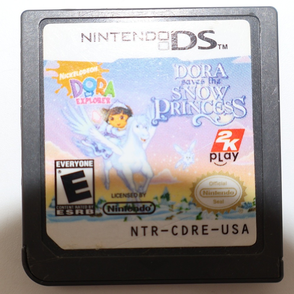 Nintendo Dora Saves the Snow Princess DS Game Cartridge NTR-CDRE-USA Adventure